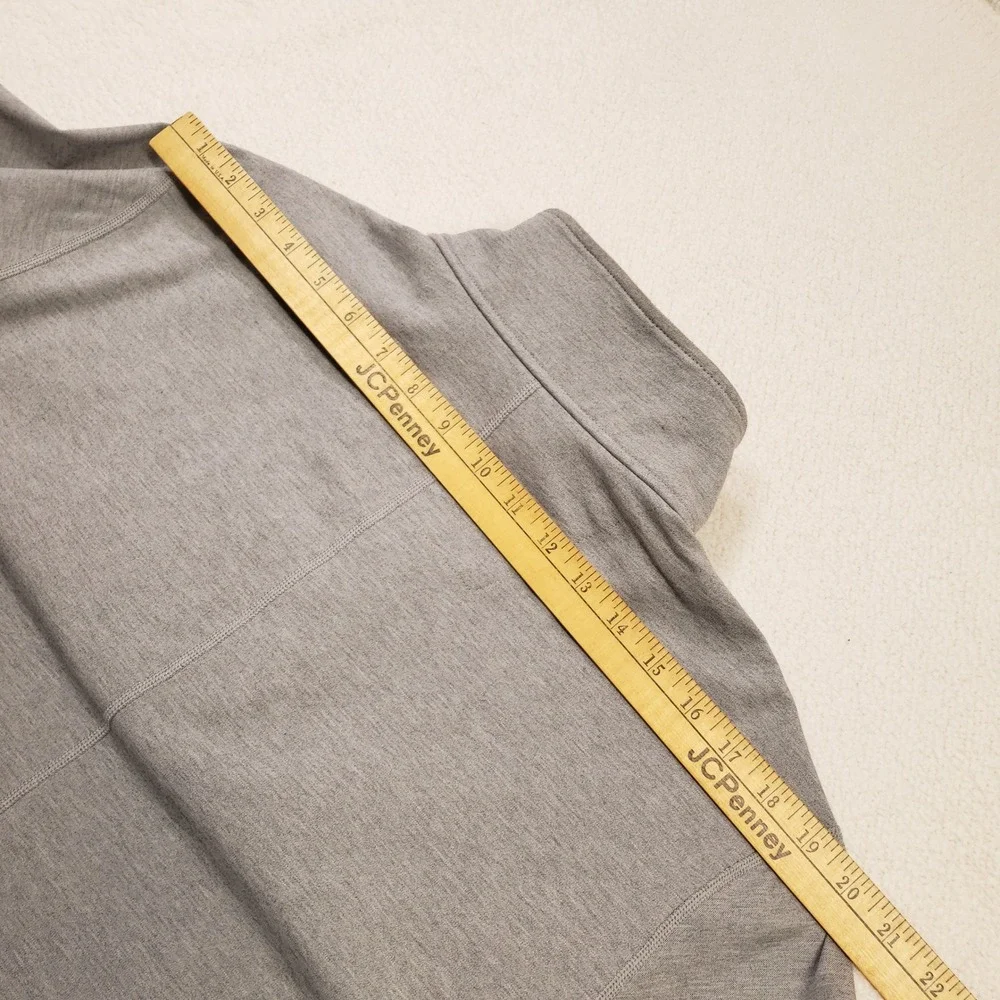 BYLT Elite Fairway Pullover Mens Large Gray Quarter Snap Stretch Golf Sweater